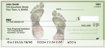 Leave A Green Trail Personal Checks | ZFUN-50
