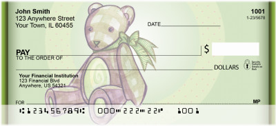 Designer Teddy Bears Personal Checks | ZFUN-57