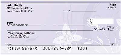 Lotus Blooms Personal Checks | ZGEP-06