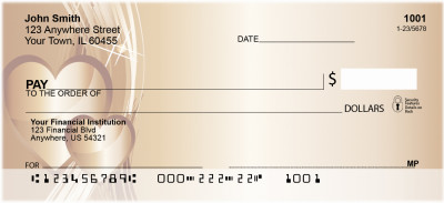 Heart Of Gold Personal Checks | ZGEP-21