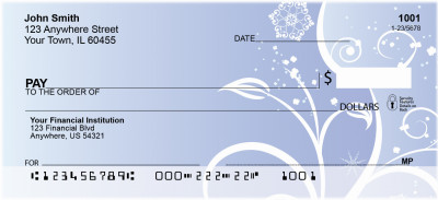 Icy Blue Personal Checks | ZGEP-28