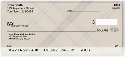 Soft Plaids Personal Checks | ZGEP-32