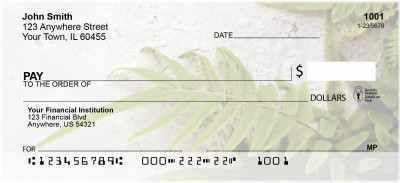 Fern On Walls Personal Checks | ZNAT-46