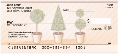 Topiary Trees Personal Checks | ZNAT-67