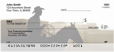 Dusty Cowboys Personal Checks | ZPRO-27