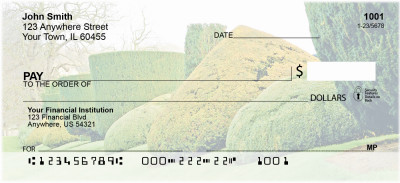 Dreamy Topiary Gardens Personal Checks | ZSCE-12