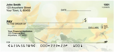 Wildflowers In Bloom Personal Checks | ZSCE-15