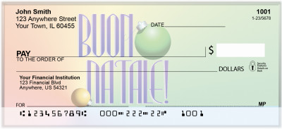 Italian Holiday Greetings Personal Checks | ZXMS-45