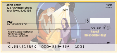 Nativity Blessings Personal Checks | ZXMS-49