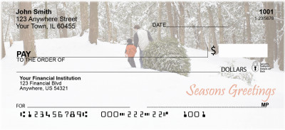 Seasons Greetings Personal Checks | ZXMS-51