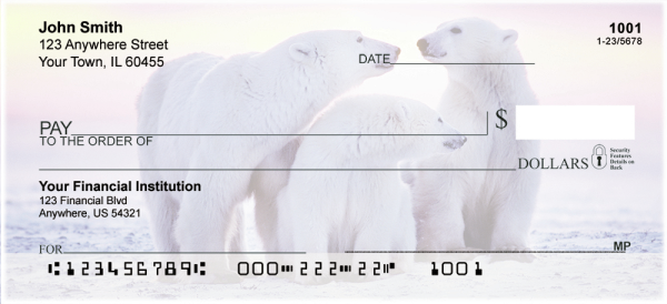 Polar Bears Personal Checks