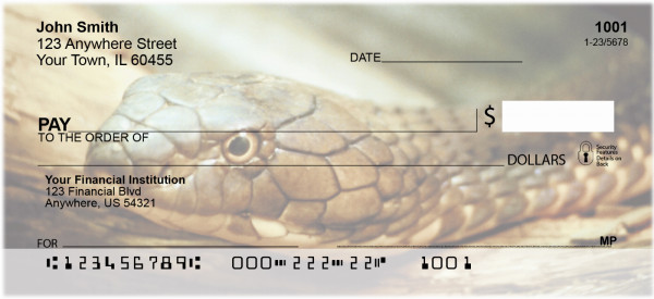 Slithering Serpents Personal Checks | ANJ-04