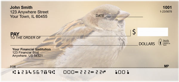 Sparrows At Daybreak Personal Checks | ANJ-21