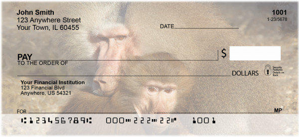 Baboon Business Personal Checks | ANJ-46