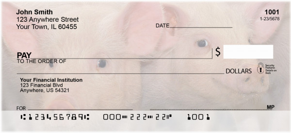 More Pig Personal Checks