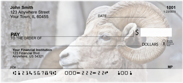Big Horn Sheep Personal Checks