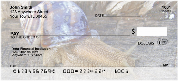 Snails On Parade Personal Checks