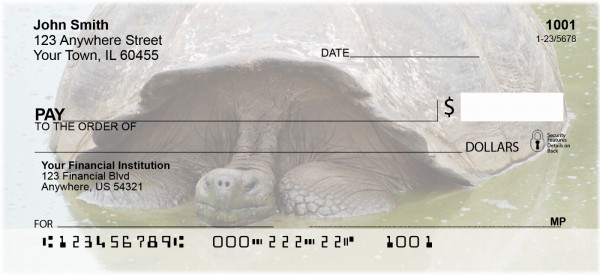 Giant Turtles Personal Checks