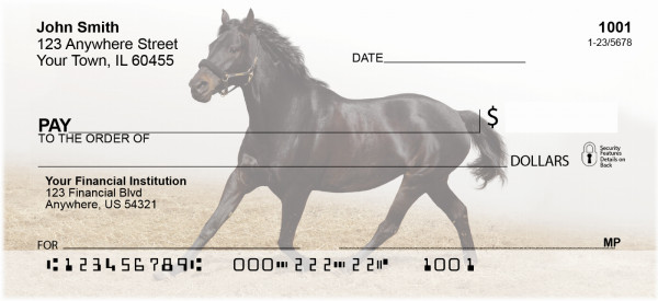 Black Stallions Personal Checks