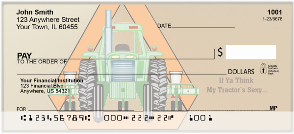 If You Think My Tractor&#039;s Sexy Personal Checks
