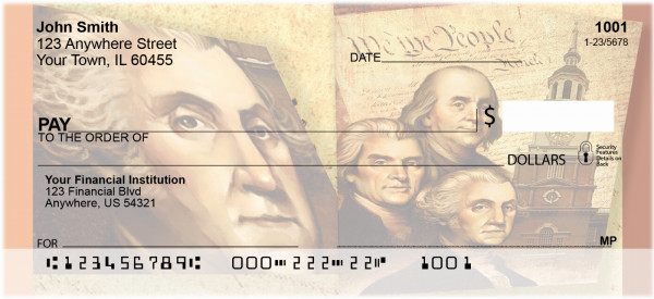 Founding Fathers Personal Checks