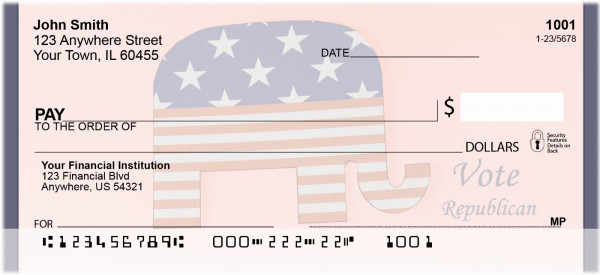 Vote Republican Personal Checks | BBA-44