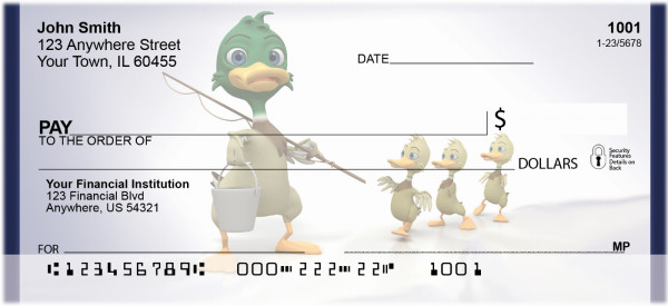 Dopey Ducks Personal Checks