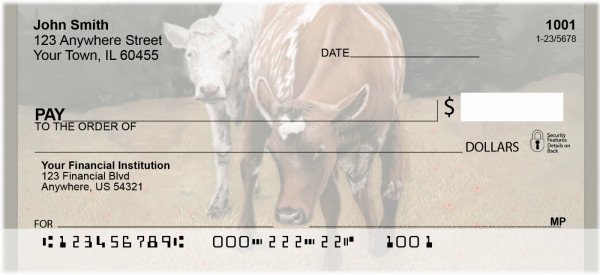 Grazing The Foothills Personal Checks