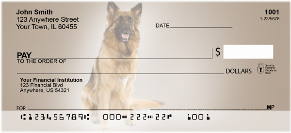 Belgian Shepherds Personal Checks