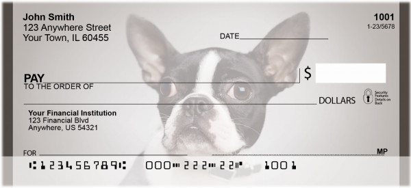 For Boston Terrier Lovers Personal Checks