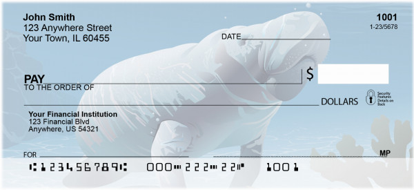 Magnificent Manatee Personal Checks | BBB-37