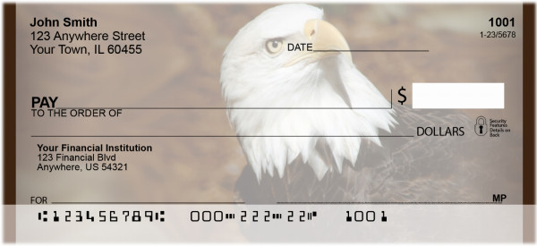 American Bald Eagles Personal Checks