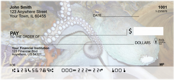 Oceans Of Octopus Personal Checks