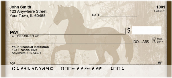 Golden Pony Personal Checks