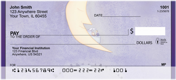 Shoot For The Moon Personal Checks