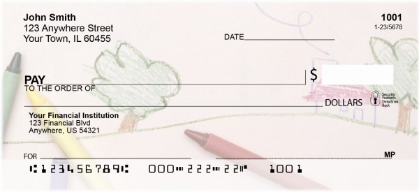 Color The World With Love Personal Checks | BBE-40