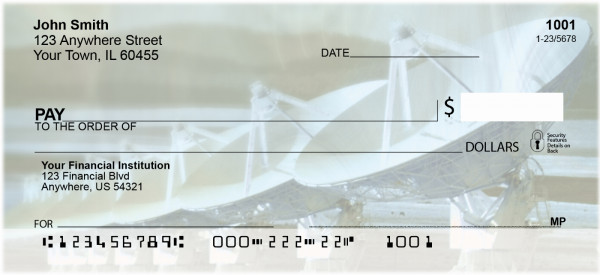 Space Age Communication Personal Checks