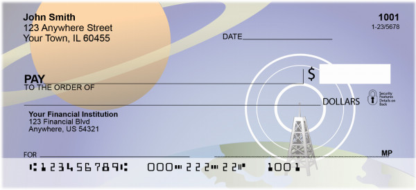Space Communications Personal Checks