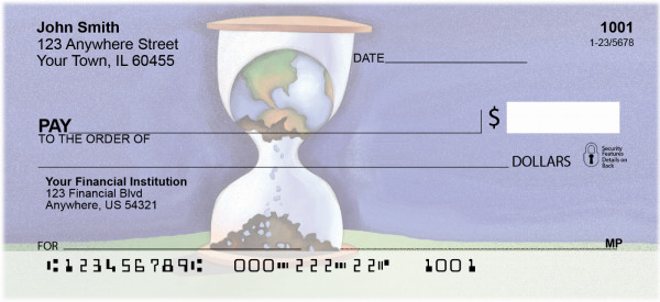 Time Is Running Out Personal Checks | BBF-14