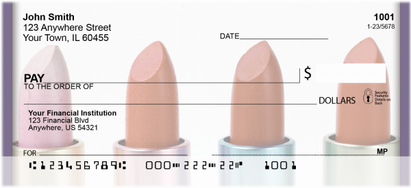 Lipstick Luxury Personal Checks | BBF-67