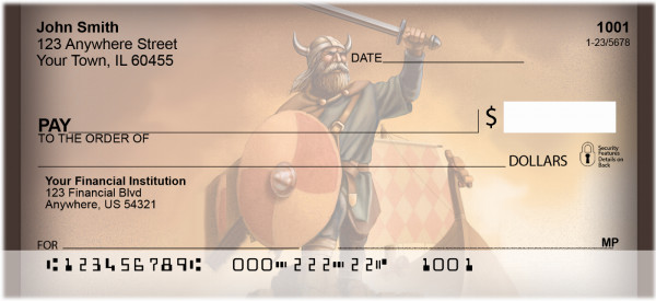 Mighty Vikings Personal Checks