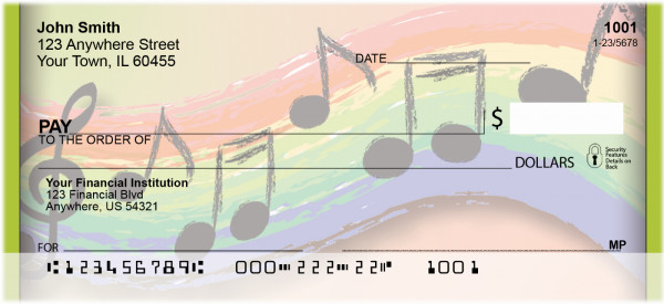 Rainbows Of Music Personal Checks | BBF-95