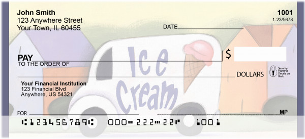 Ice Cream Truck Personal Checks | BBG-03