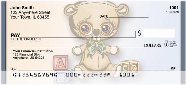 Teddy Bear ABC&#039;s Personal Checks