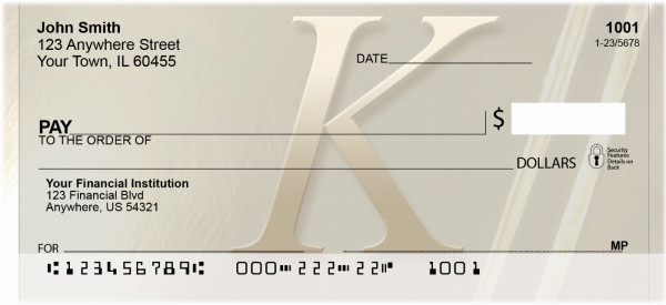 Golden Monogram - K | BBI-49
