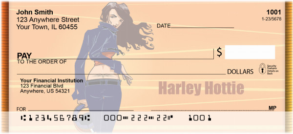 Harley Hottie Personal Checks