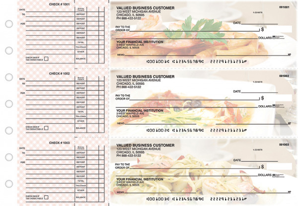 Italian Cuisine Accounts Payable Designer Business Checks