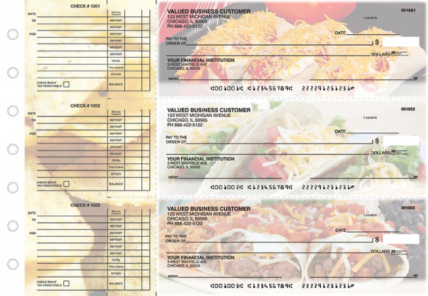 Mexican Cuisine Accounts Payable Designer Business Checks