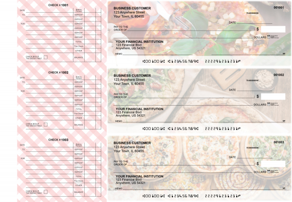 Pizza Accounts Payable Designer Business Checks