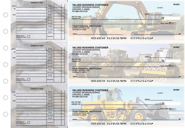 Construction Accounts Payable Designer Business Checks